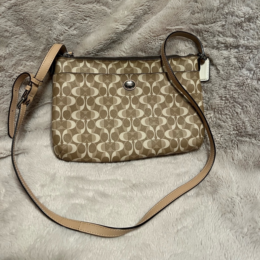 Tan Coach Crossbody